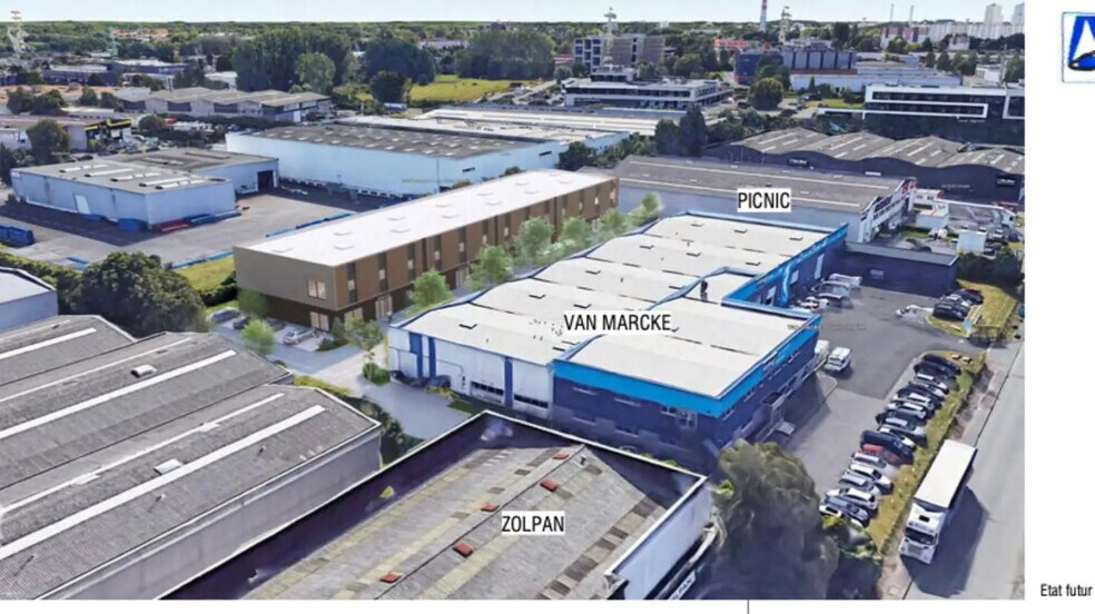 Industrial in Wasquehal for lease - Aerial - Image 2 of 5