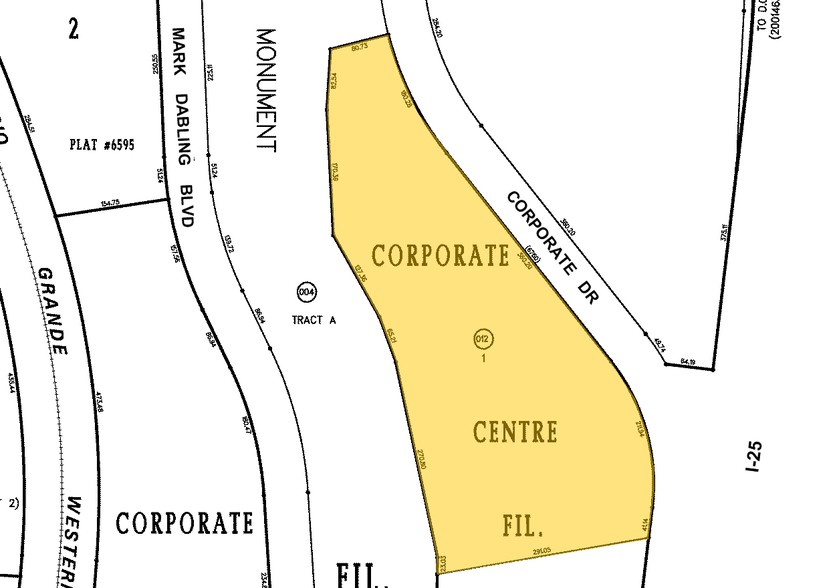 6760 Corporate Dr, Colorado Springs, CO for lease - Plat Map - Image 2 of 10