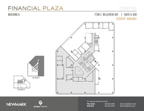 7730 E Belleview Ave, Greenwood Village, CO for lease Floor Plan- Image 1 of 2