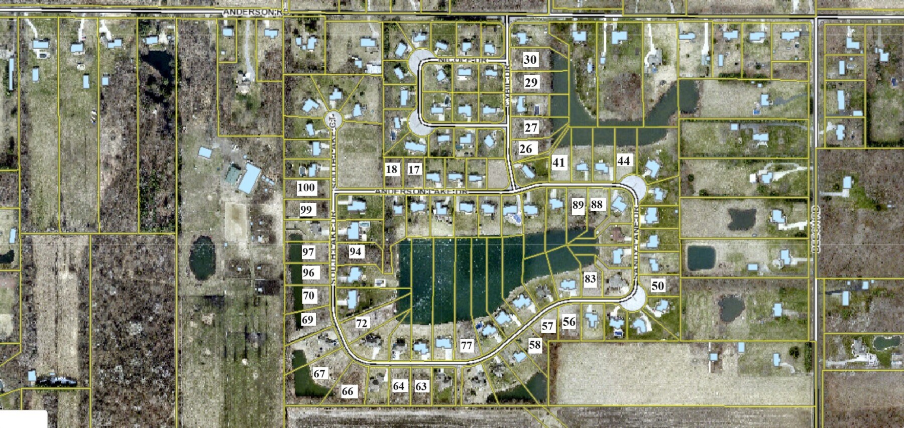 Vacant Lots Anderson Lakes, Granger, IN 46530 Residential Lots