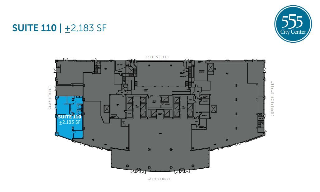 555 12th St, Oakland, CA for lease Floor Plan- Image 1 of 1