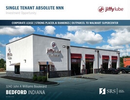 Jiffy Lube - Bedford IN - NNN Property