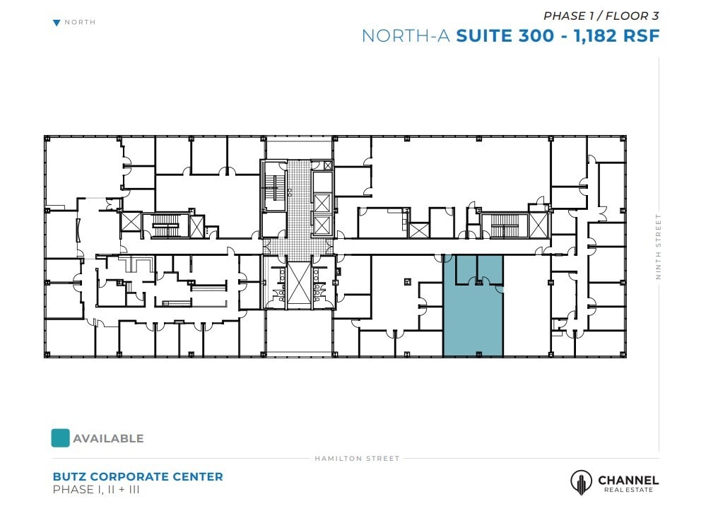 840 W Hamilton St, Allentown, PA for lease Floor Plan- Image 1 of 1