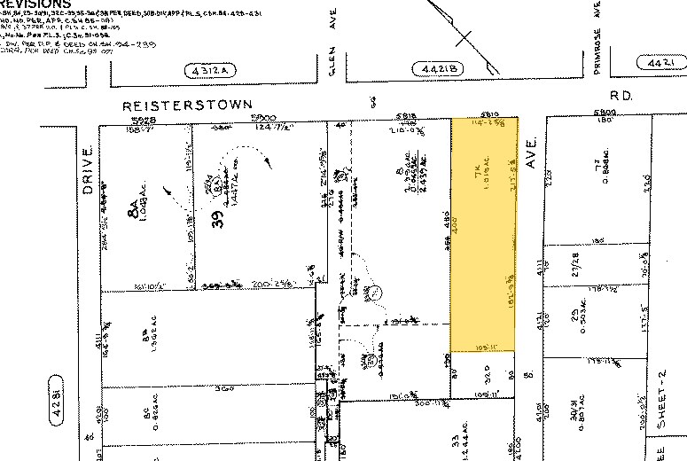 5810 Reisterstown Rd, Baltimore, MD for sale Plat Map- Image 1 of 1