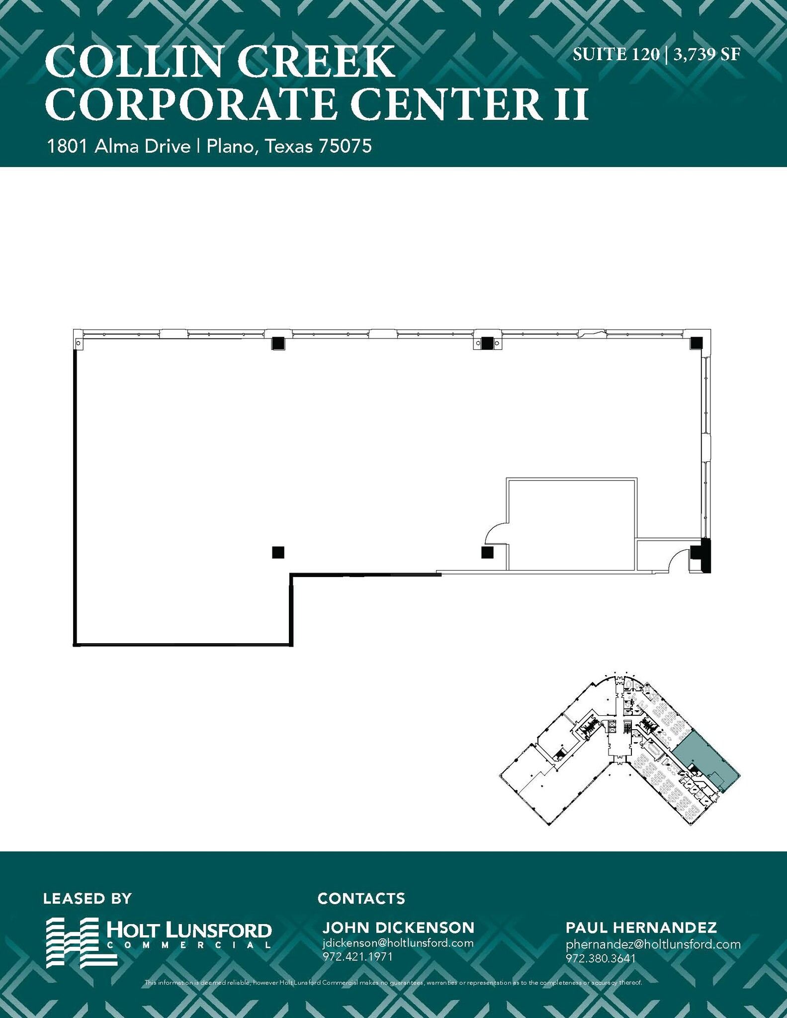 1801 Alma Dr, Plano, TX for lease Floor Plan- Image 1 of 1