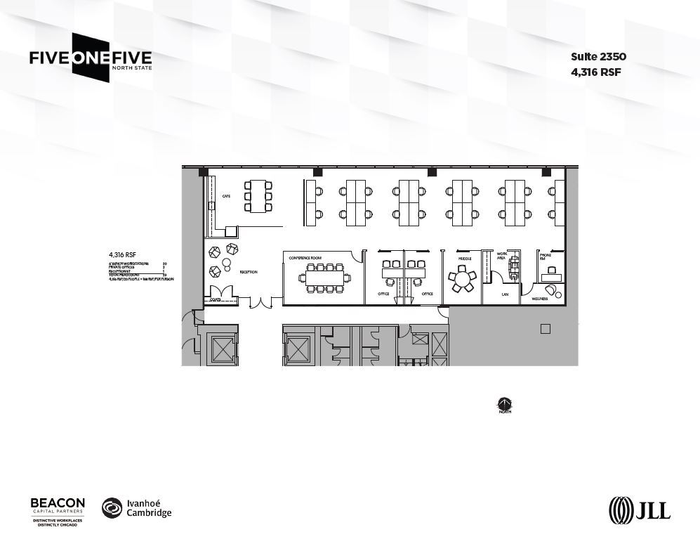 515 N State St, Chicago, IL for lease Floor Plan- Image 1 of 1