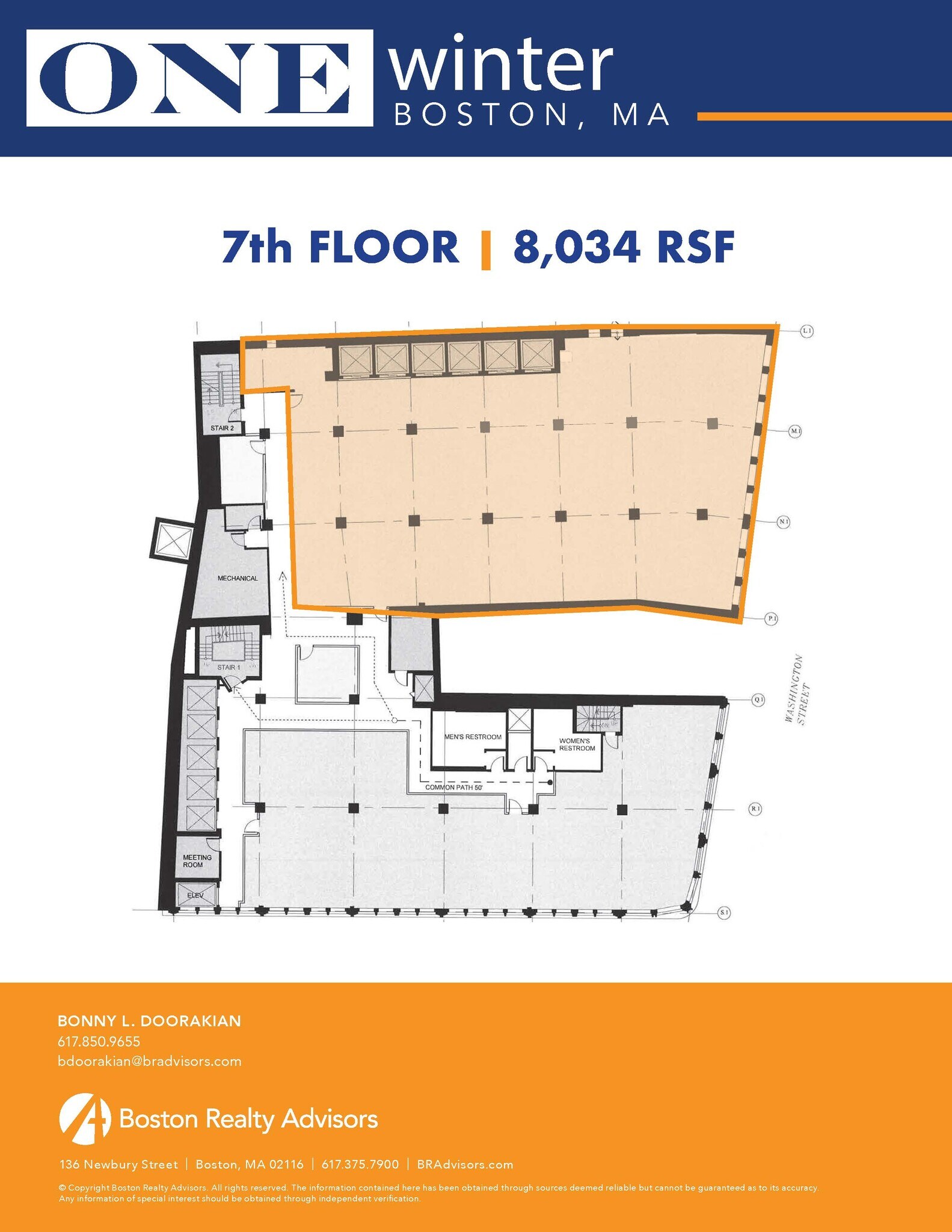 One Winter St, Boston, MA for lease Floor Plan- Image 1 of 1