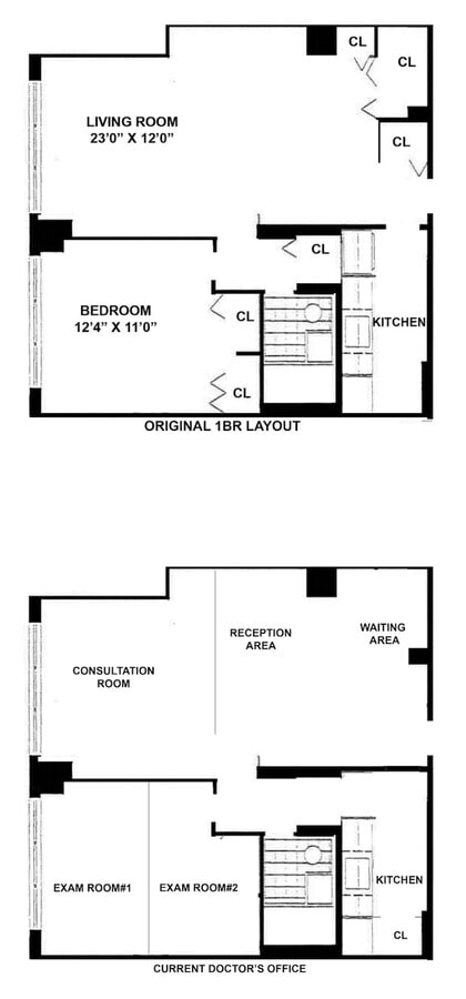 15 W 72nd St, New York, NY 10023 - Unit 1/N -  - Floor Plan - Image 1 of 9