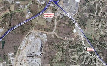 1415 Haw Creek Cir, Cumming, GA - AERIAL  map view