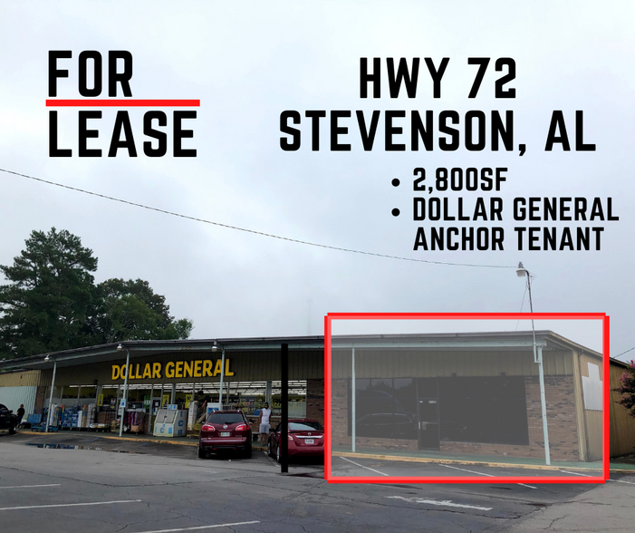 41123 US Highway 72, Stevenson, AL for sale - Building Photo - Image 1 of 1