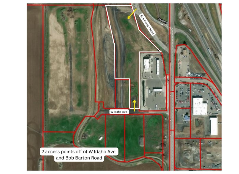 TBD Bob Barton Rd, Jerome, ID for sale - Aerial - Image 3 of 4