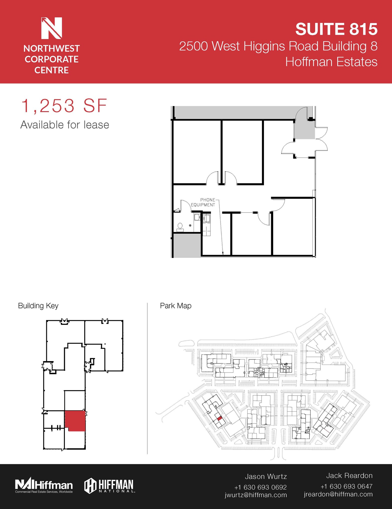 2500 W Higgins Rd, Hoffman Estates, IL for lease Floor Plan- Image 1 of 1