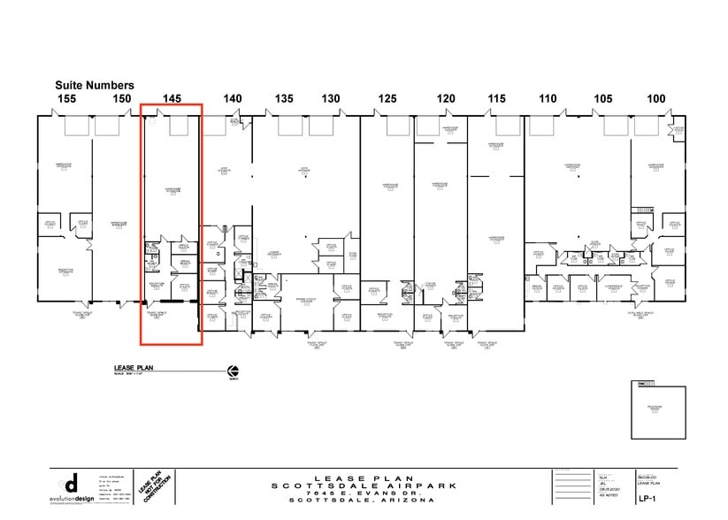 7655 E Evans Rd, Scottsdale, AZ for lease - Site Plan - Image 2 of 9