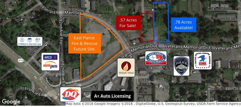 18404-18414 Veterans Memorial Dr E, Bonney Lake, WA for sale - Aerial - Image 3 of 7