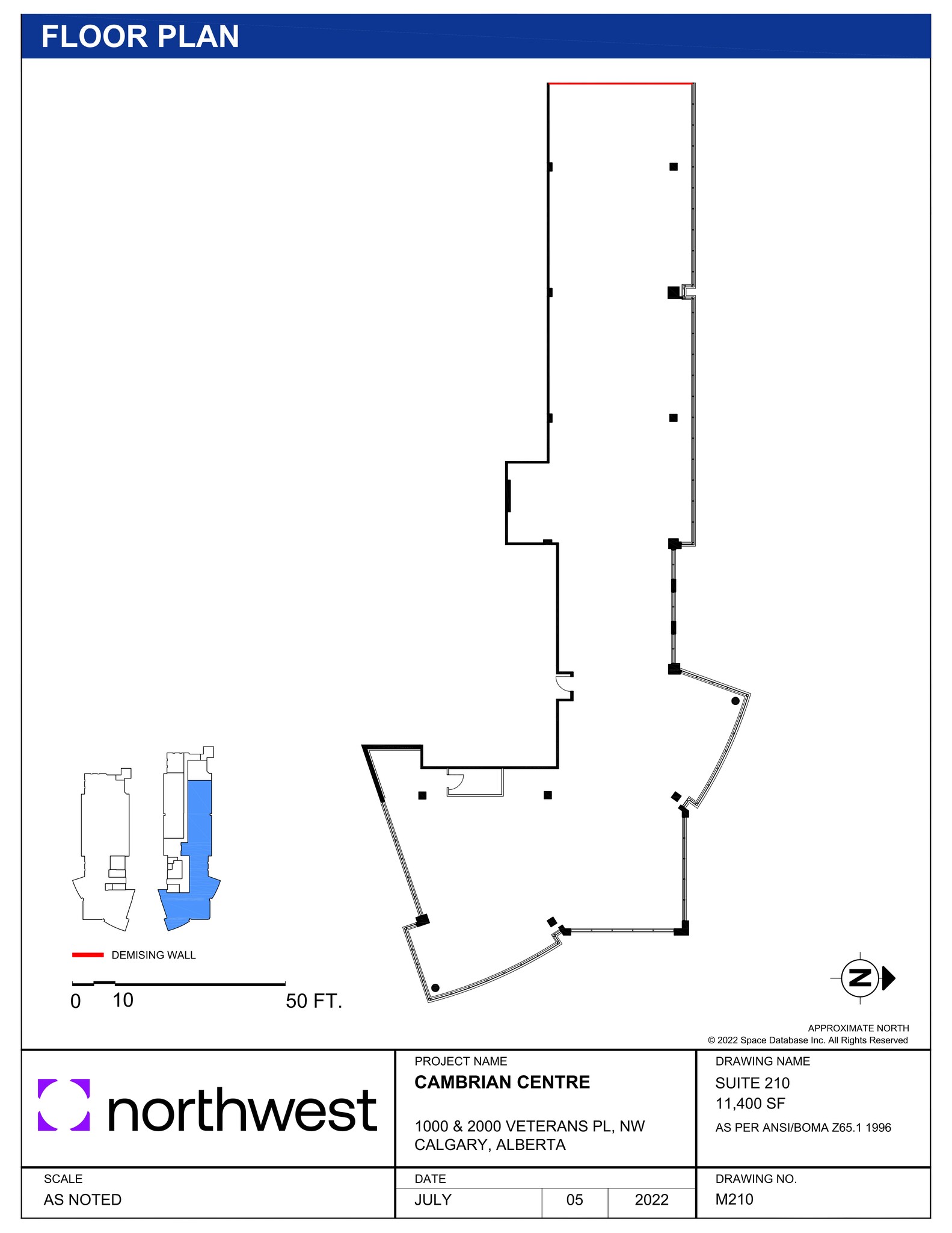 1000-2000 Veteran's Pl NW, Calgary, AB for lease Site Plan- Image 1 of 1