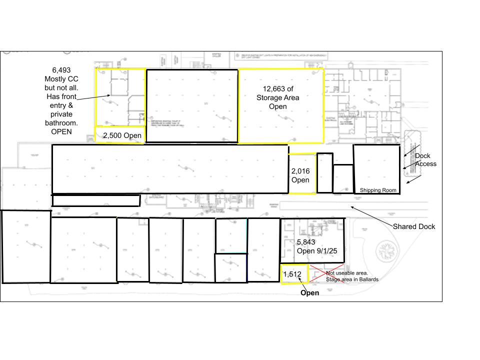 136 Collins Ave, Norwood, NC for lease Floor Plan- Image 1 of 1