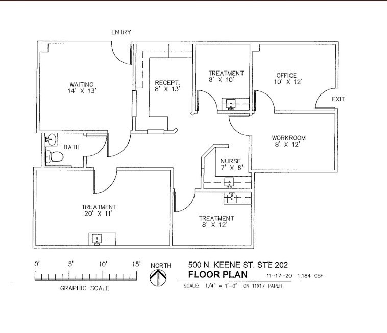 500 N Keene St, Columbia, MO 65201 - Unit 202 -  - Floor Plan - Image 1 of 1