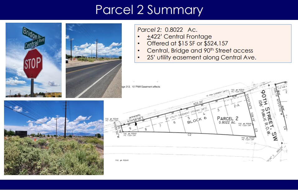 West Central Avenue, Albuquerque, NM 87121 Land for Sale