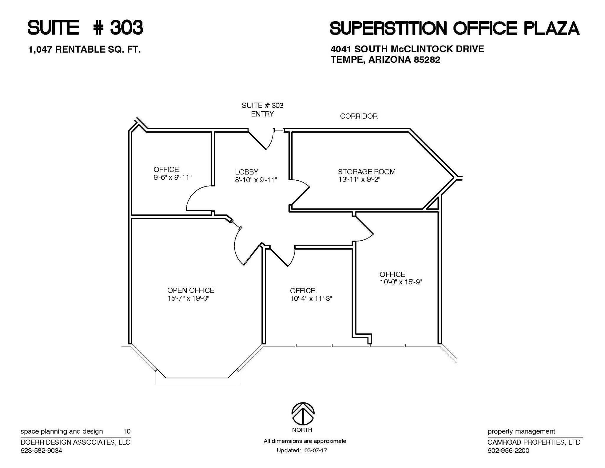 4015 S McClintock Dr, Tempe, AZ for lease Floor Plan- Image 1 of 1