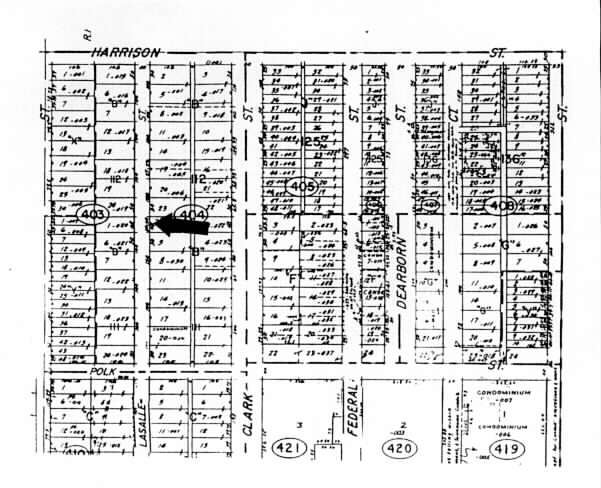 701 S LaSalle St, Chicago, IL for sale - Plat Map - Image 2 of 4