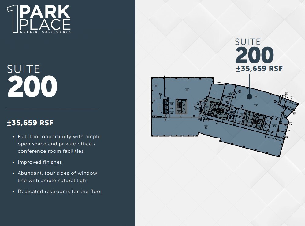 1 Park Pl, Dublin, CA for lease Floor Plan- Image 1 of 1