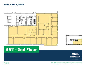 5900-5920 Kingstowne Towne Ctr, Alexandria, VA for lease Floor Plan- Image 1 of 1