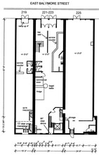 219-225 E Baltimore St, Baltimore, MD for sale Floor Plan- Image 2 of 2