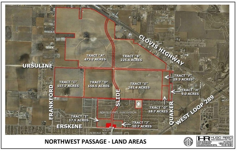 N Frankford Ave & Kent St, Lubbock, TX for sale - Primary Photo - Image 1 of 1