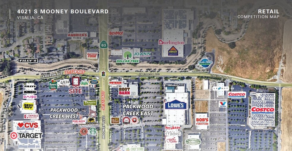 4004-4248 S Mooney Blvd, Visalia, CA for lease - Building Photo - Image 2 of 2