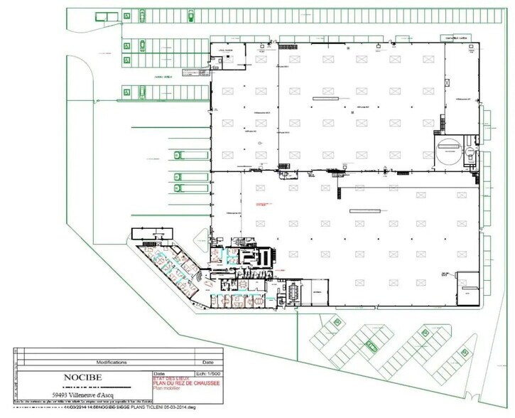 Office in Villeneuve-d'Ascq for lease - Floor Plan - Image 2 of 3