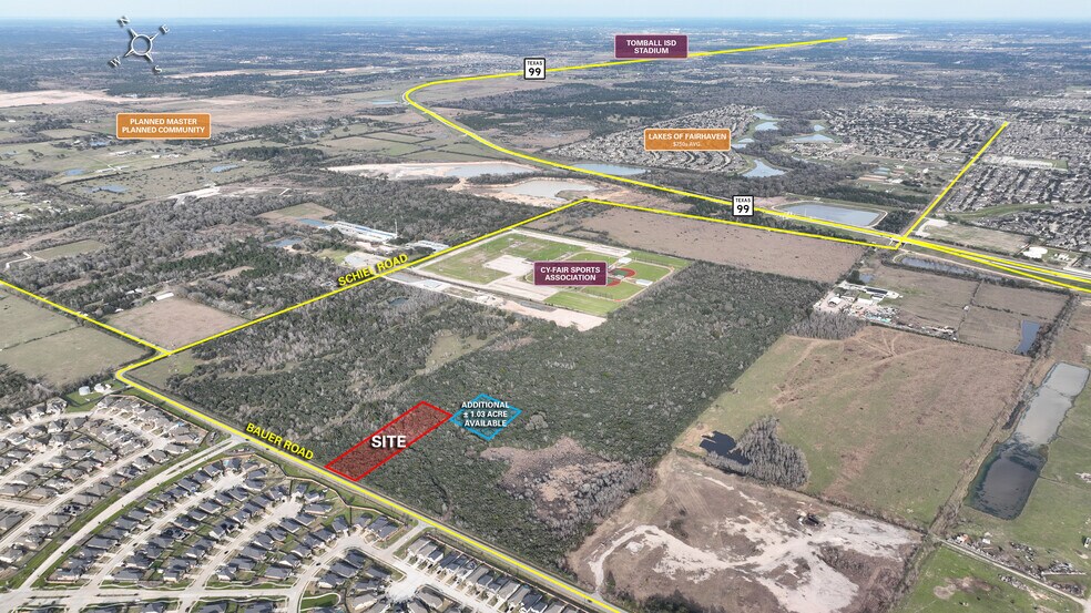 17448 Bauer Rd, Hockley, TX 77447 1 Acre lot