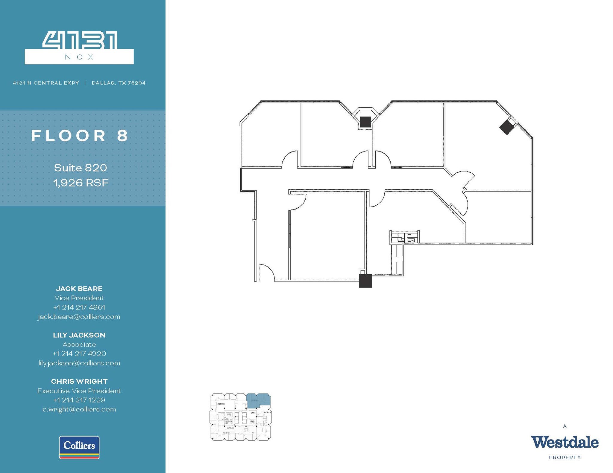 4131 N Central Expy, Dallas, TX for lease Floor Plan- Image 1 of 1