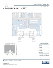 1801 Century Park W, Los Angeles, CA for lease Floor Plan- Image 1 of 1