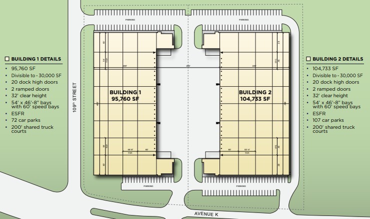 901 E Avenue K, Grand Prairie, TX for lease - Site Plan - Image 2 of 4