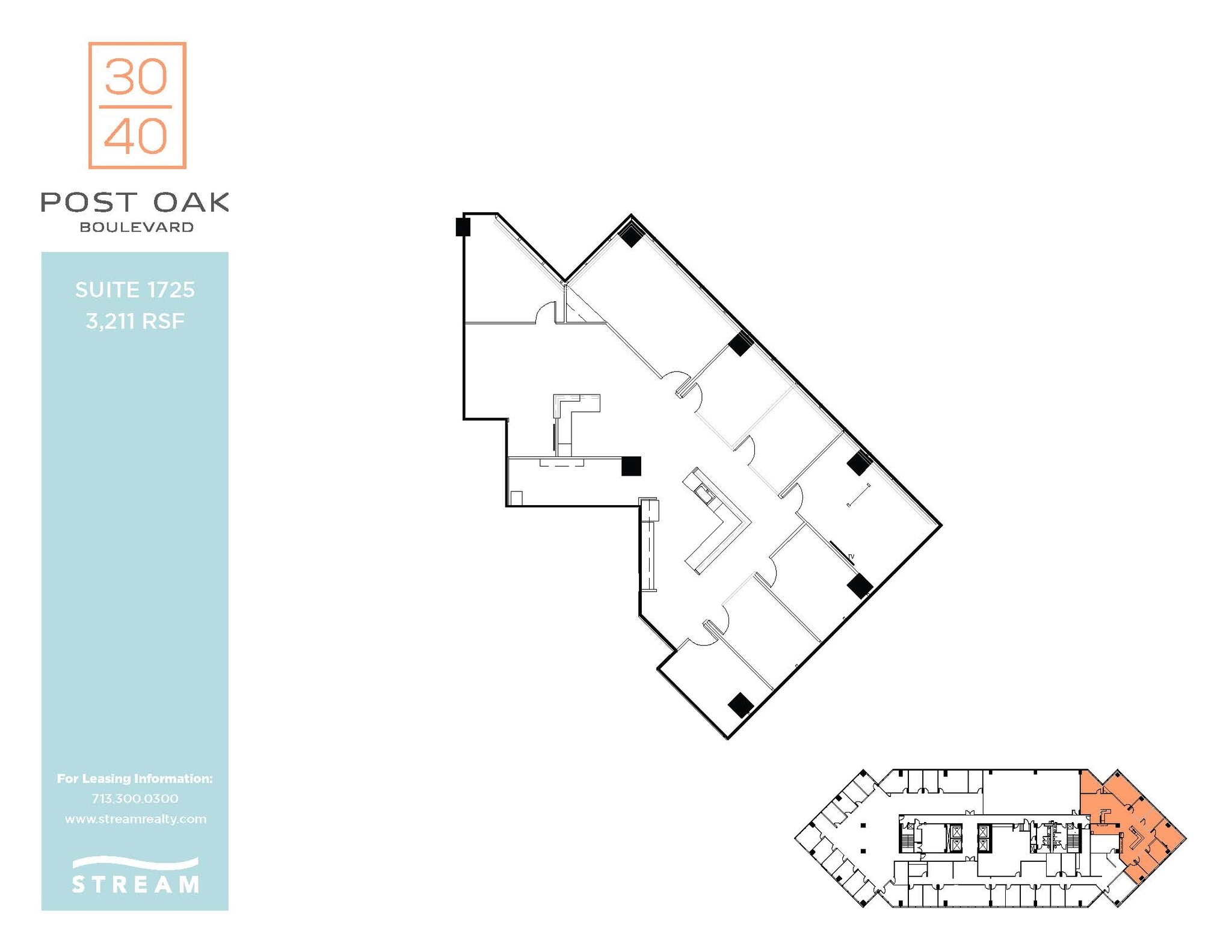 3040 Post Oak Blvd, Houston, TX for lease Floor Plan- Image 1 of 1