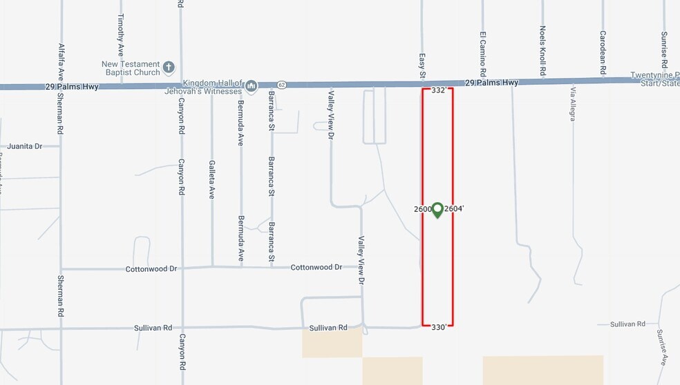 APN: 0614-241-01 Twentynine Palms Highway, Twentynine Palms, CA for sale - Building Photo - Image 2 of 5