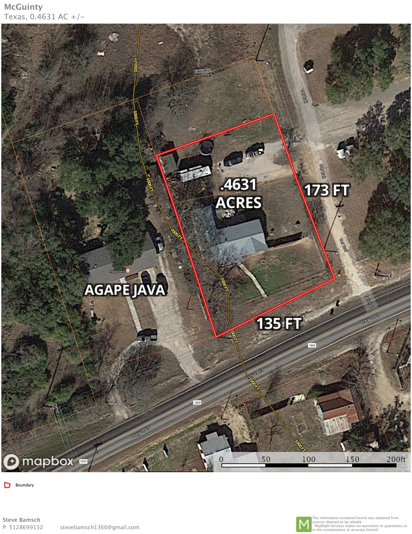 3608 Ranch Road 1869, Liberty Hill, TX for sale Aerial- Image 1 of 1