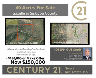 More details for Scareface Road Scareface Rd, Gazelle, CA - Land for Sale