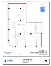 700 Dorval Dr, Oakville, ON for lease Site Plan- Image 1 of 8