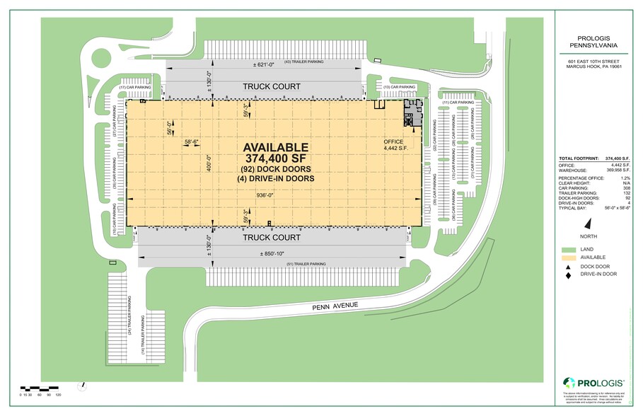 601 E 10th St, Marcus Hook, PA for lease - Site Plan - Image 3 of 9