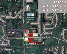 S Green Street & Northfield Drive, Brownsburg, IN - Aerial map view