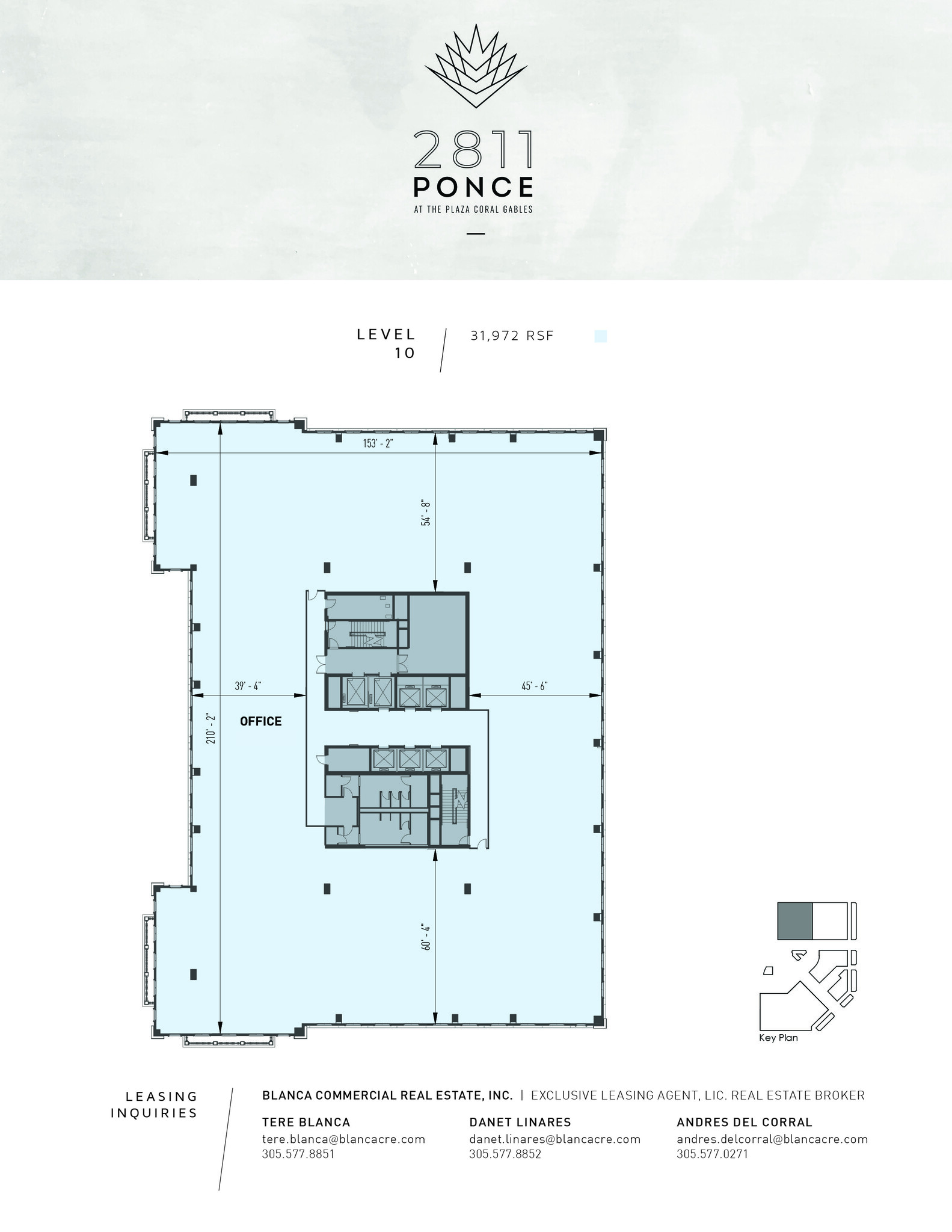 3011 Ponce de Leon Blvd, Coral Gables, FL for lease Floor Plan- Image 1 of 1