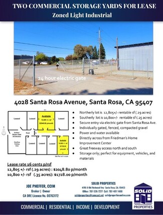 More details for 4028 Santa Rosa Ave, Santa Rosa, CA - Land for Lease