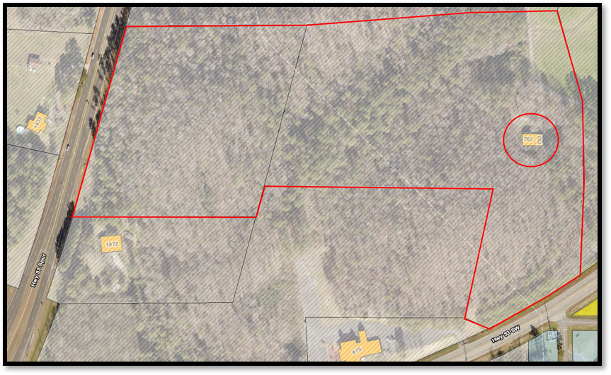 Highway 53, Calhoun, GA for sale Aerial- Image 1 of 5