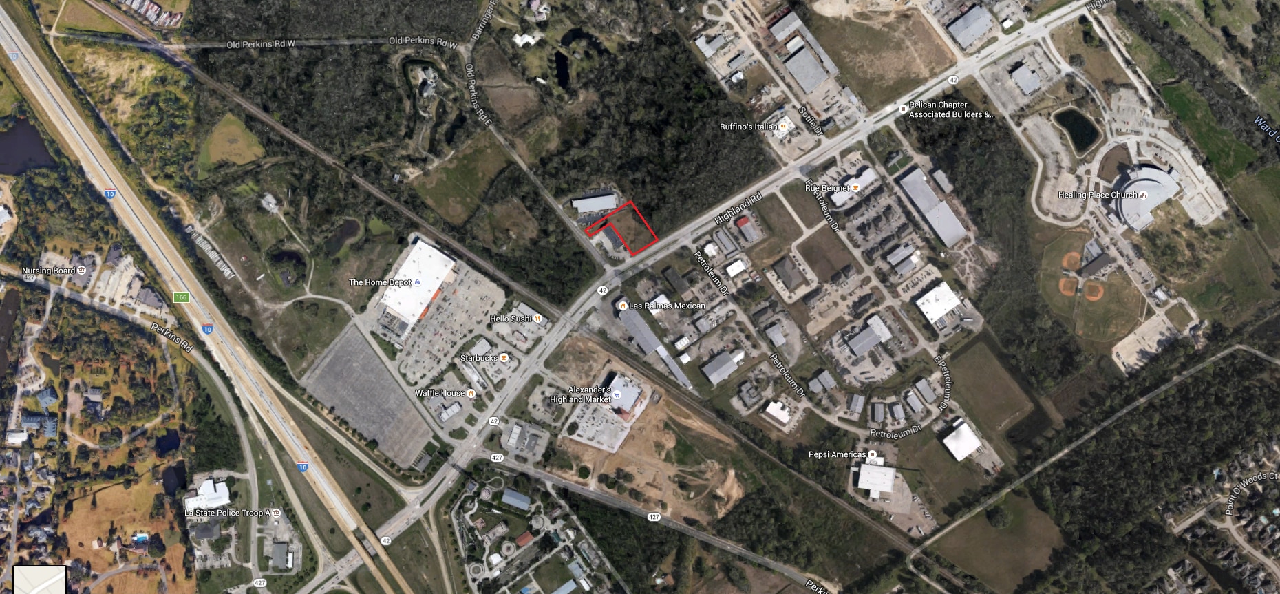 Highland Rd. and Old Perkins Rd., Baton Rouge, LA for sale Building Photo- Image 1 of 1