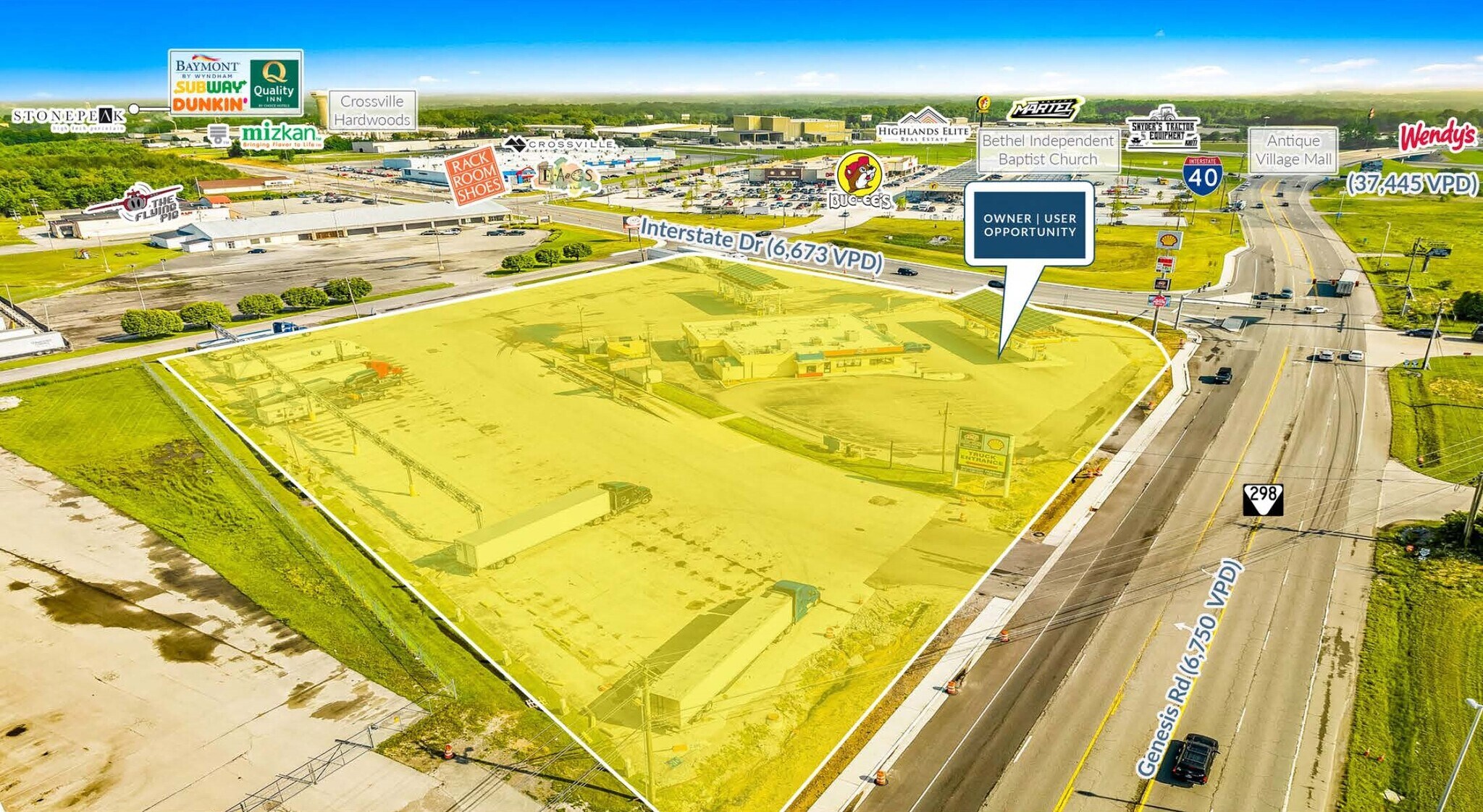 1897 Genesis Rd, Crossville, TN 38555 Eco Travel Plaza