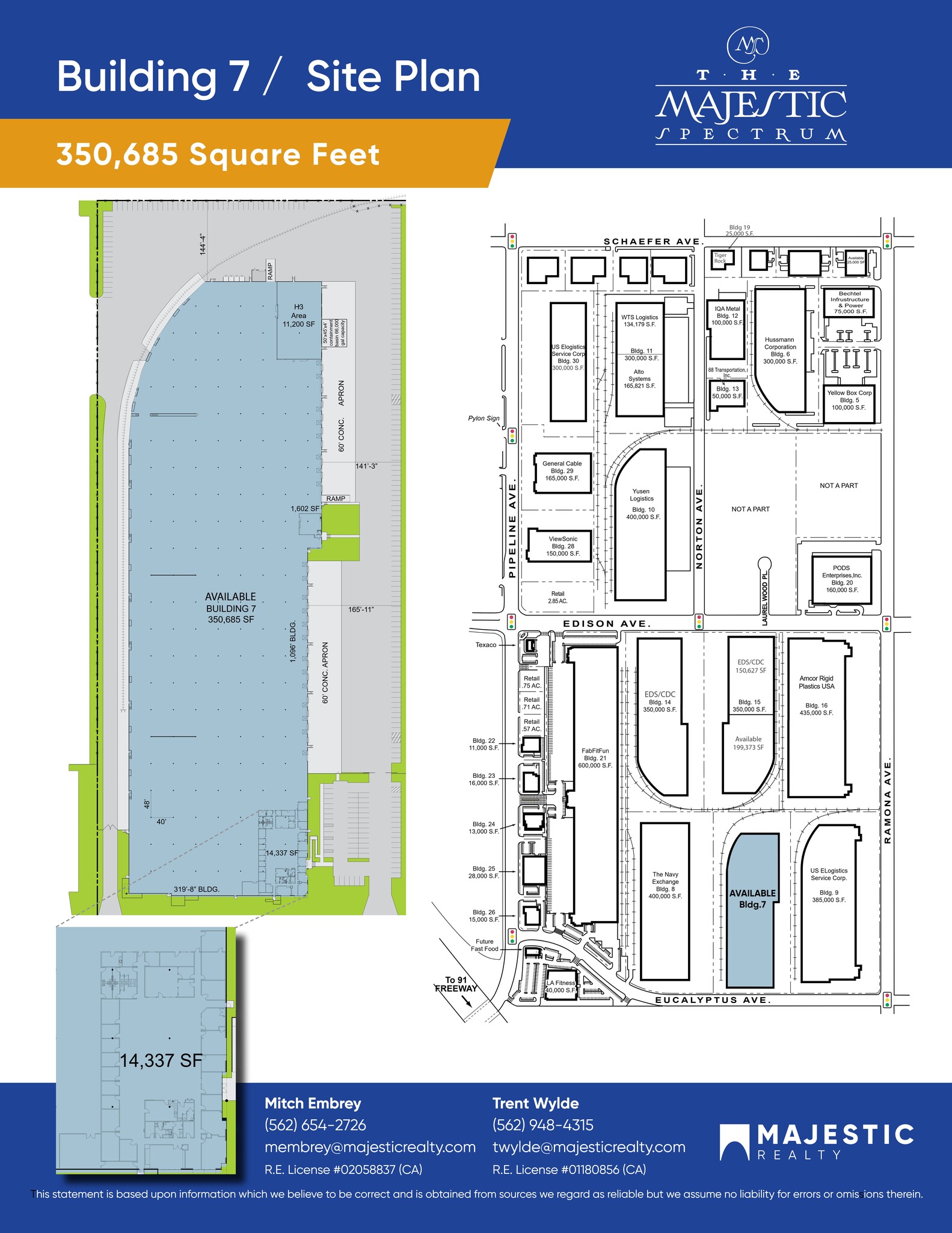 4340 Eucalyptus Ave, Chino, CA for lease Site Plan- Image 1 of 10