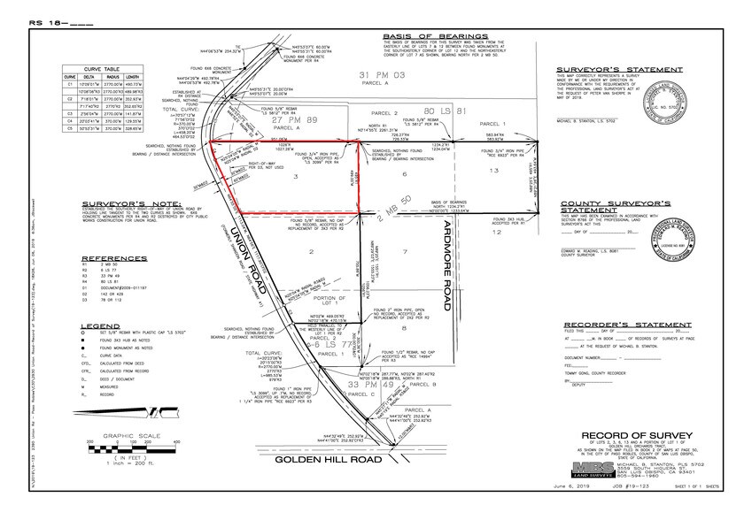 2930 Union Rd, Paso Robles, CA 93446 Section of Lot 3