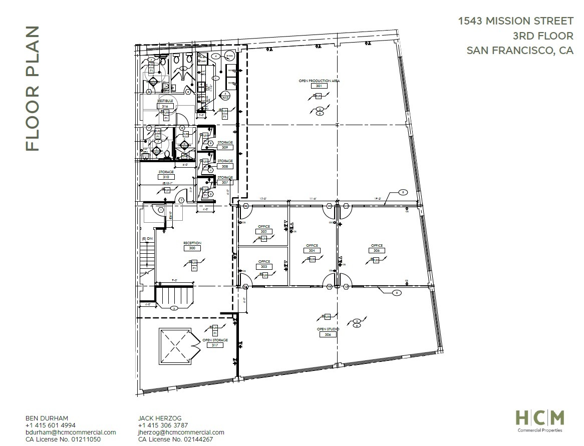 1543-1547 Mission St, San Francisco, CA for lease Floor Plan- Image 1 of 1