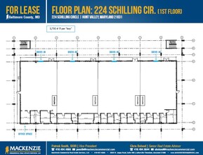 224 Schilling Cir, Hunt Valley, MD for lease Floor Plan- Image 1 of 1